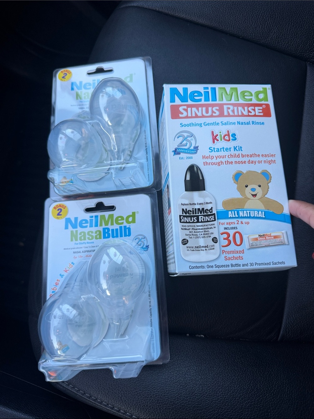Kids Sinus Rinse Starter Kit with Clear NasaBulb - Clear